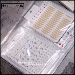 GETCOUPON รับทรัพย์ สมุดเก็บขนตาปลอม, กระเป๋าเก็บการถ่ายภาพเ…