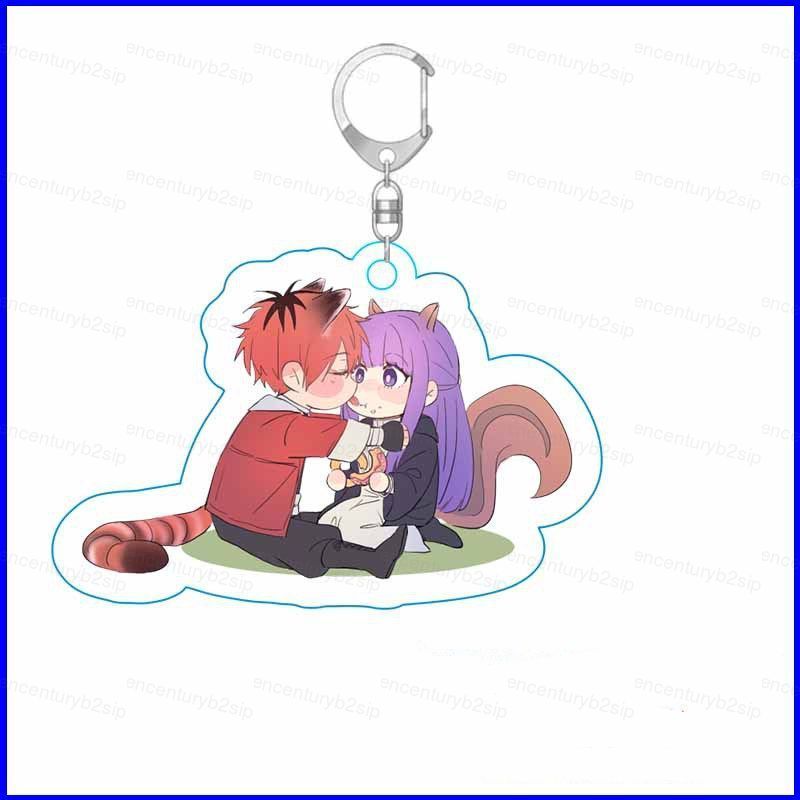 G2P Frieren: Beyond Journey Send อะนิเมะ Sousou no Frieren พวงกุญแจ Fern Stark พวงกุญแจอะคริลิคจี้กร