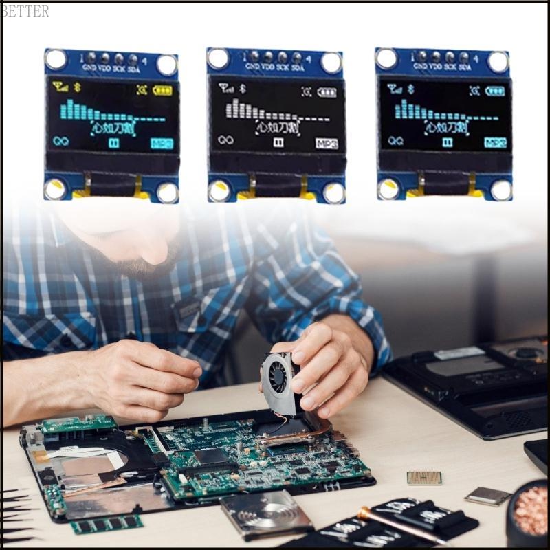 BETT Easy Connect 4Pin 128x64 0 โมดูลจอแสดงผล OLED ขนาด 96 นิ้วสําหรับอินเทอร์เฟซ I2C