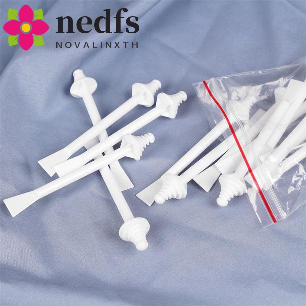 NEDFS Nose Wax Applicator Sticks ผู้ชายกําจัดขนจมูกผม Remover PP Facial Wax Sticks