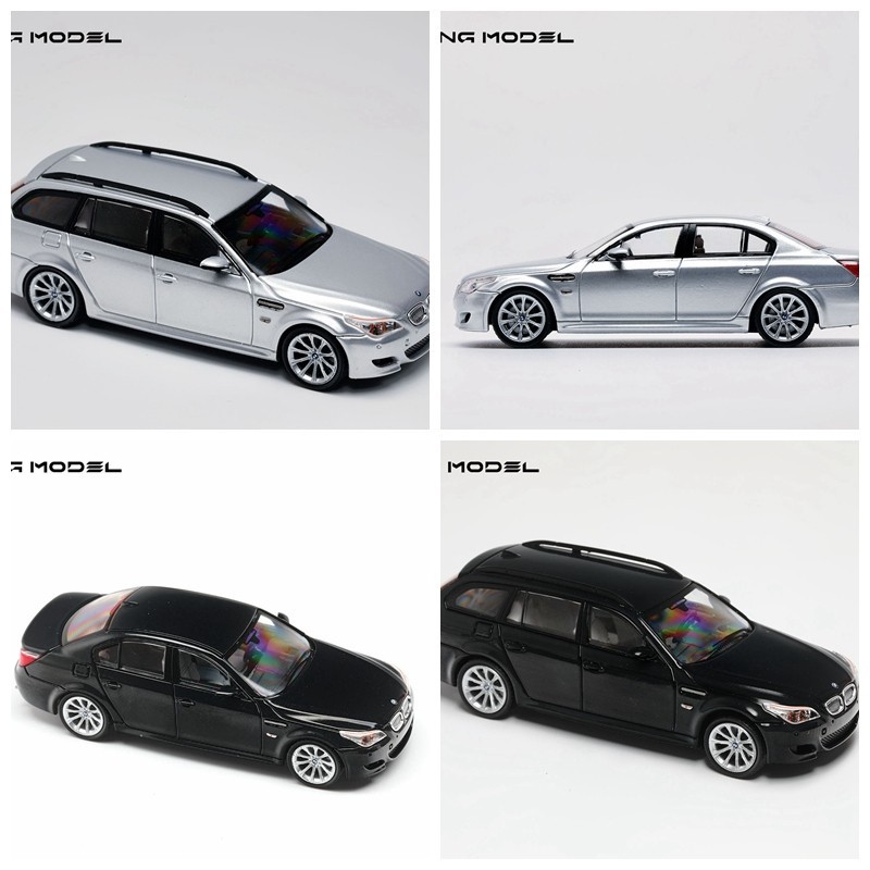 ร้านใหม่โมเดลรถ KING MODEL 1: 64 BMW M5 E60 รถถังรถยนต์โมเดลรถโลหะผสม