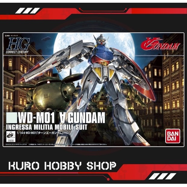 HG UC 1/144 WD-M01 TURN A GUNDAM - โมเดลประกอบ Bandai