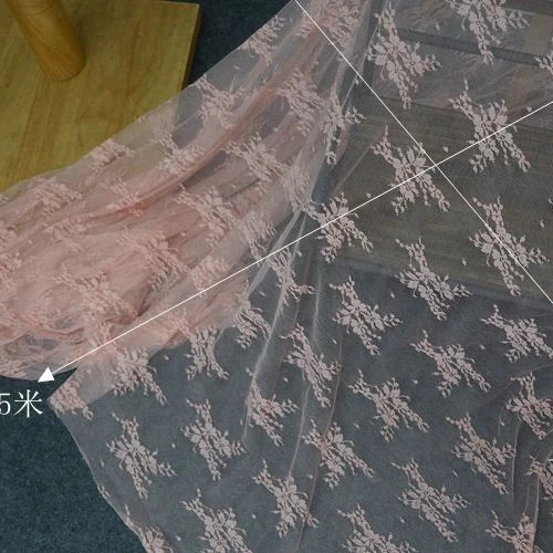 High-quality soft mesh elastic lace fabric mesh lace DIY clothing skirt hollow top coat accessory fa