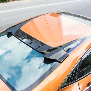สปอยเลอร์ด้านหลัง Wing Tail สําหรับ Honda Civic 10th Gen 2016-2020 4 ประตูหลังคา Trunk Air Dam Deflector กีฬา Glossy สีดํา Tuning Body Kit