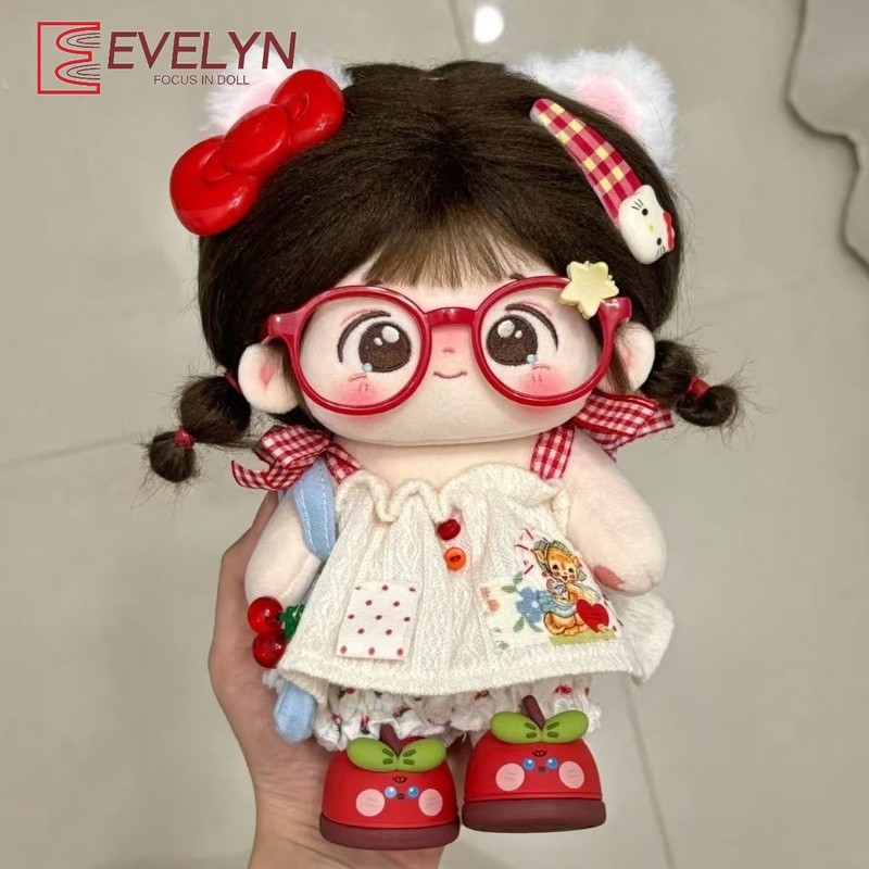 Evelyn 20cm Cotton Plush Doll การ์ตูนน่ารัก Love and Deepspace Xavier dol Doll Replacement Clothes S