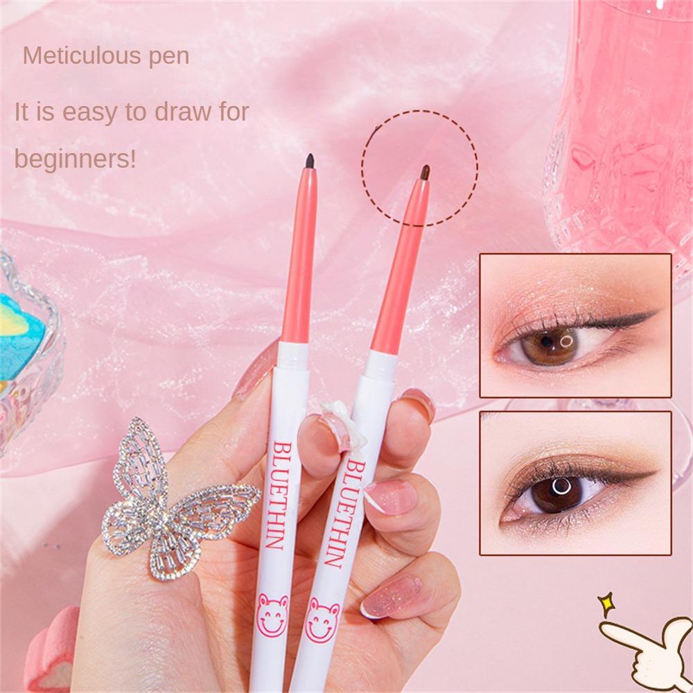 Bluethin Pink Eyeliner Gel Pen Inner Eyeliner Lying Silkworm Eyeliner Waterproof The Pen