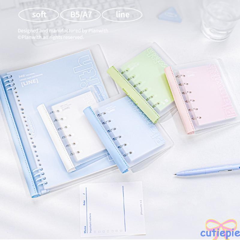สมุดโน๊ตหน้าที่ถอดออกได้ Cutie A7 Size Professional Academic Recycled Paper Design