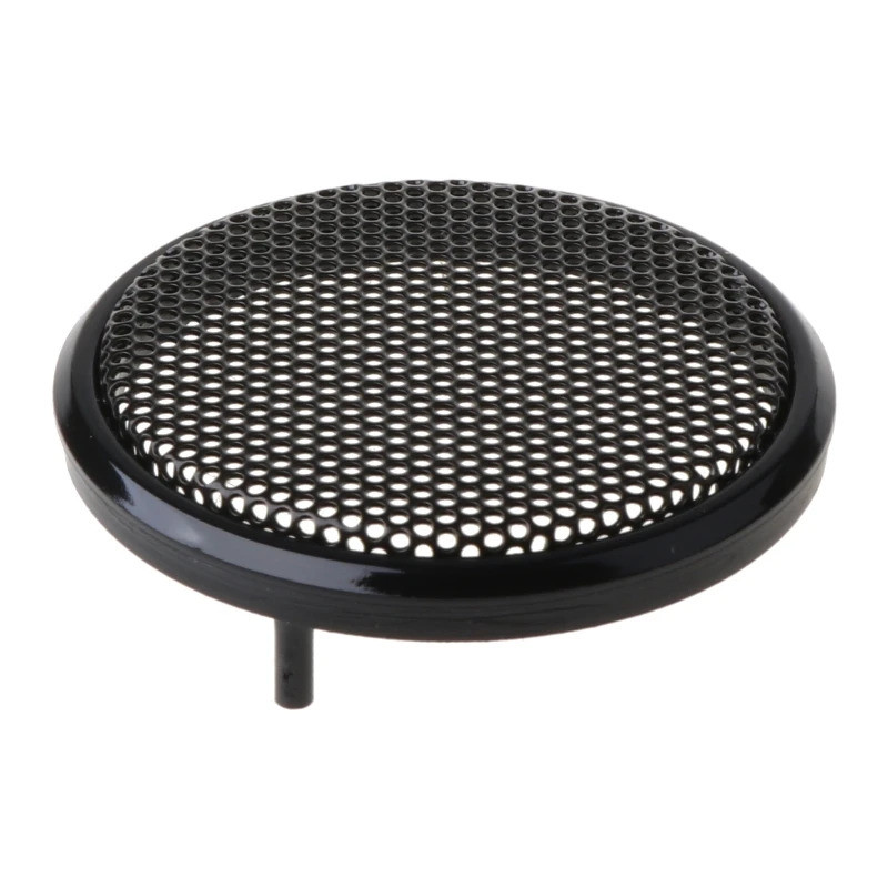 P82F 1/2/3/4/5/6 Inch Black Car Speaker Grill Mesh Round Horn Protective Cover Circle Enclosure Net 