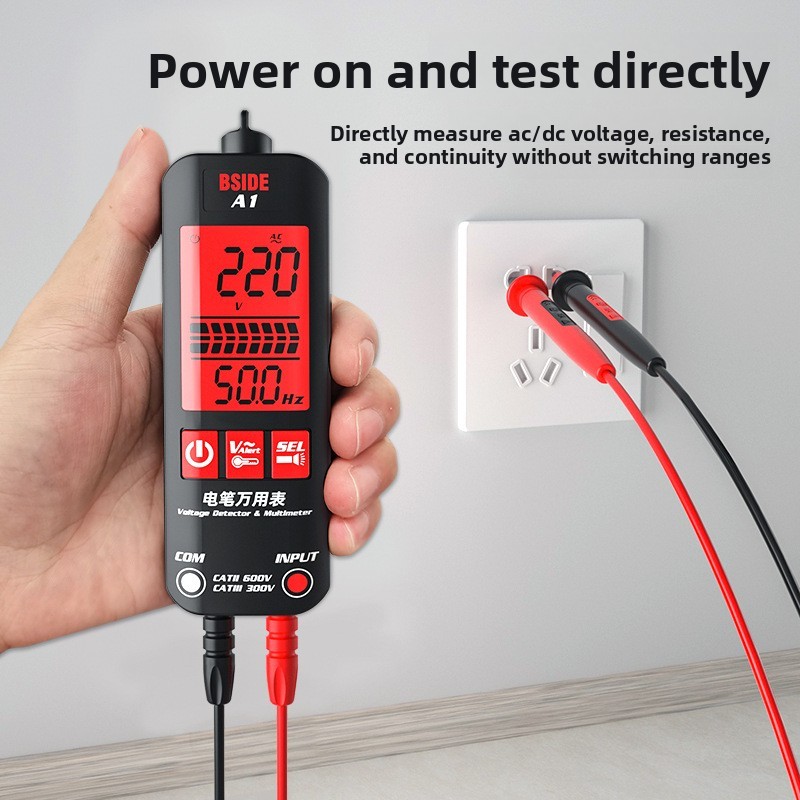BSIDE Elmo A1 มัลติมิเตอร์แบบดิจิตอลป้องกันการเผาไหม้อัจฉริยะอัตโนมัติ Zero Fire Wire Identification