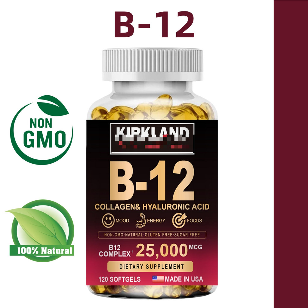 Vitamin B12 Complex Capsules บำรุงระบบประสาท ปรับปรุงคุณภาพการนอนหลับ ลดความเครียด เพิ่มการเผาผลาญ