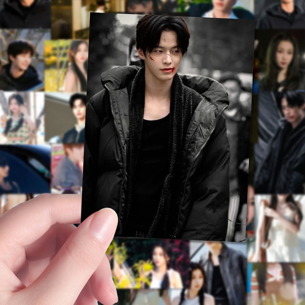 โปรโมชั่นทั้งร้าน เขาและ 320 แผ่น Dual Track ภาพโปร่งใส ins สติ๊กเกอร์มูลค่าสูง Yu Shuxin Jiang Muhe