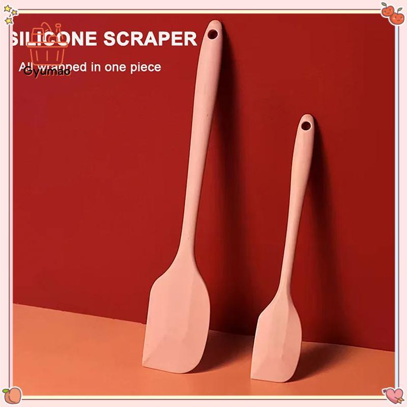 [Gyu] ไม้พายซิลิโคนครีมไม้พายไม่ติดทนความร้อนเหมาะสําหรับทําอาหารเบเกอรี่และกวนเครื่องมือครัวเกรดอาหาร TH