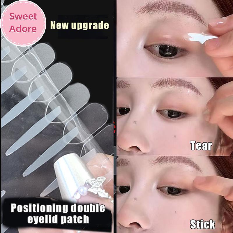 SweetAdore 96/160/320 แพทช์สติกเกอร์ตาสองชั้นพร้อมที่จับตําแหน่งเสริมธรรมชาติที่มองไม่เห็นยาวนาน Sha