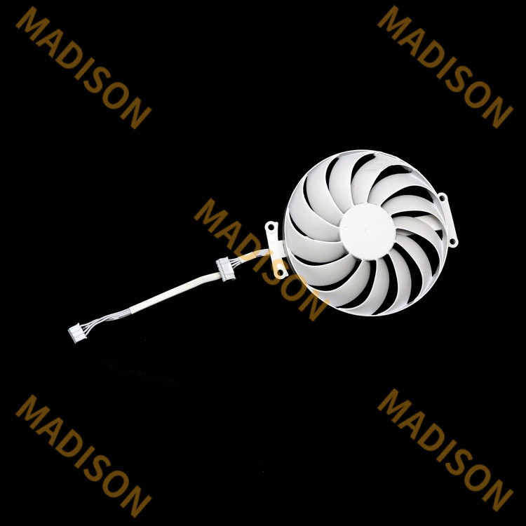 พัดลมระบายความร้อนกราฟิกการ์ด CPU สีขาวสําหรับ Asus ROG rtx3090 3080 3070 Strix