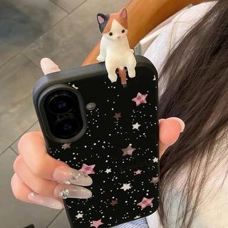 Star Dot เคส For Samsung A17 S25 S26 S23 Ultra A06 A16 A15 A07 A34 A35 A05S A55 A56 A36 A54 S24 FE A26 A53  3D DIY Cat