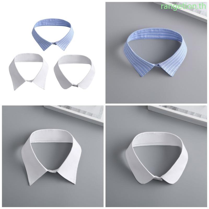 RAN ที่ถอดออกได้เท็จ COLLAR ผู้ใหญ่เสื้อลายคอปกแฟชั่นเสื้ออุปกรณ์เสริมอย่างเป็นทางการเสื้อ Faux COLL