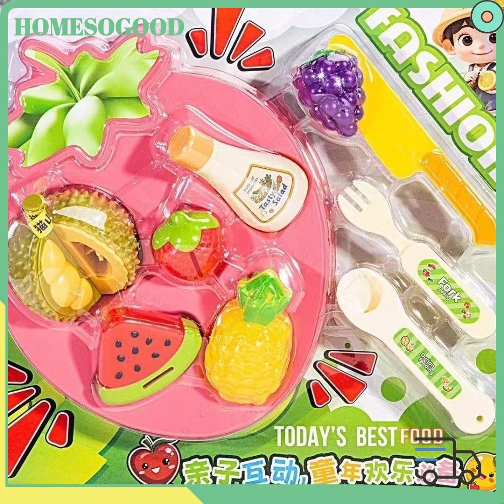 HOMESOGOOD ของเล่นเพื่อการศึกษาในช่วงต้นของญี่ปุ่น, เล่นบ้านสไตล์จําลองอาหารผลไม้ Platter Feeding To