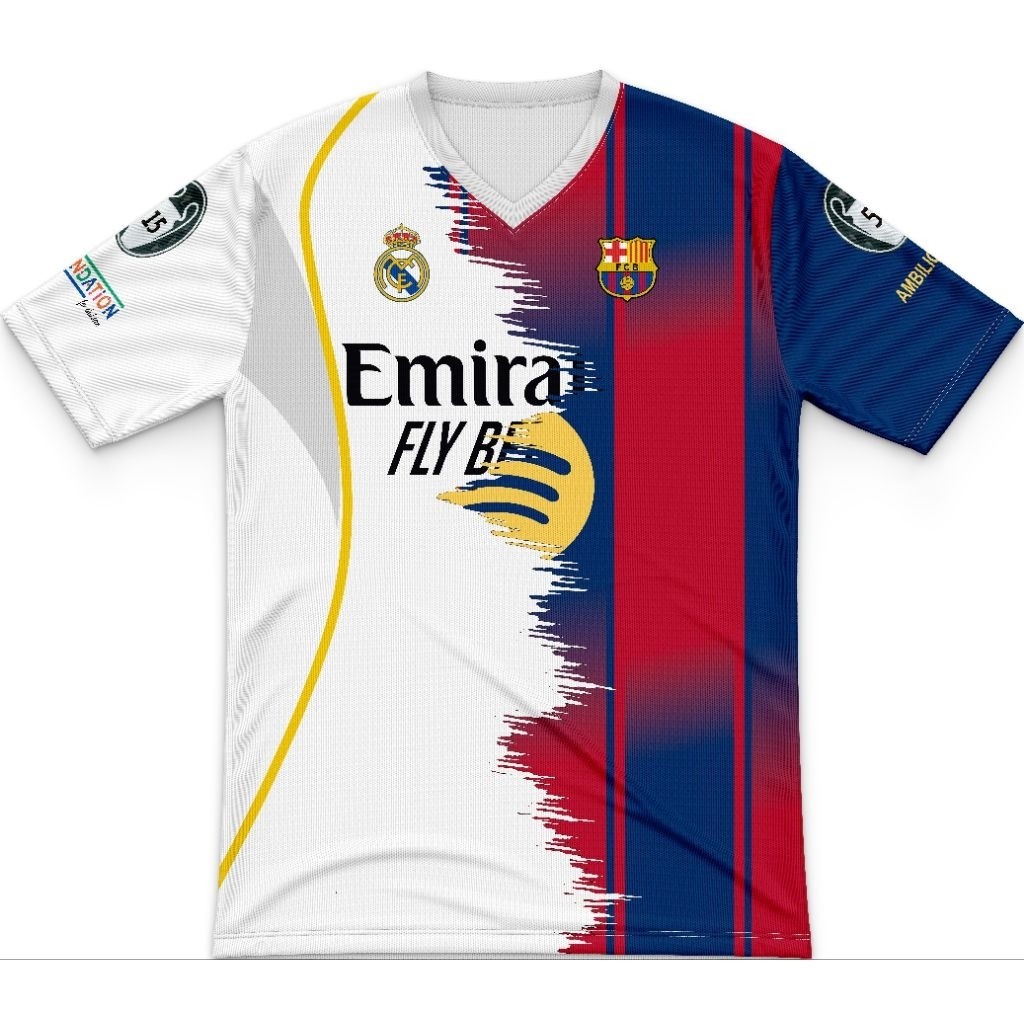 Madrid Barcelona Barca Jersey 15 UcL 2025/2026