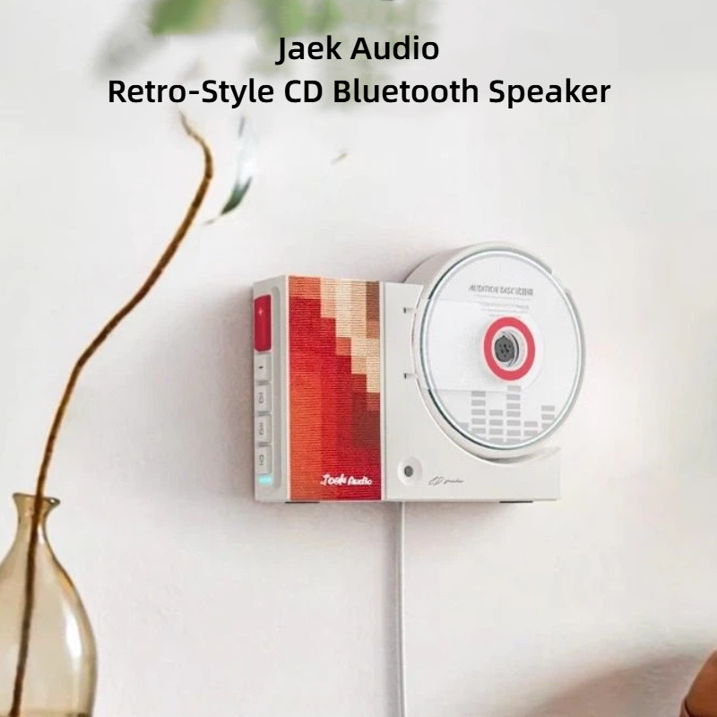 Jaek Audio C20 German Retro เครื่องเล่นซีดีติดผนังเครื่องเล่นอัลบั้มลําโพงบลูทูธซีดีเสียง