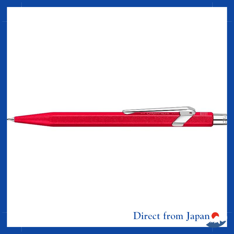 CARAN D'ACHE Mechanical Pencil 849 Color Matte X Red MF0844-585 0.5mm Metal Case Imported