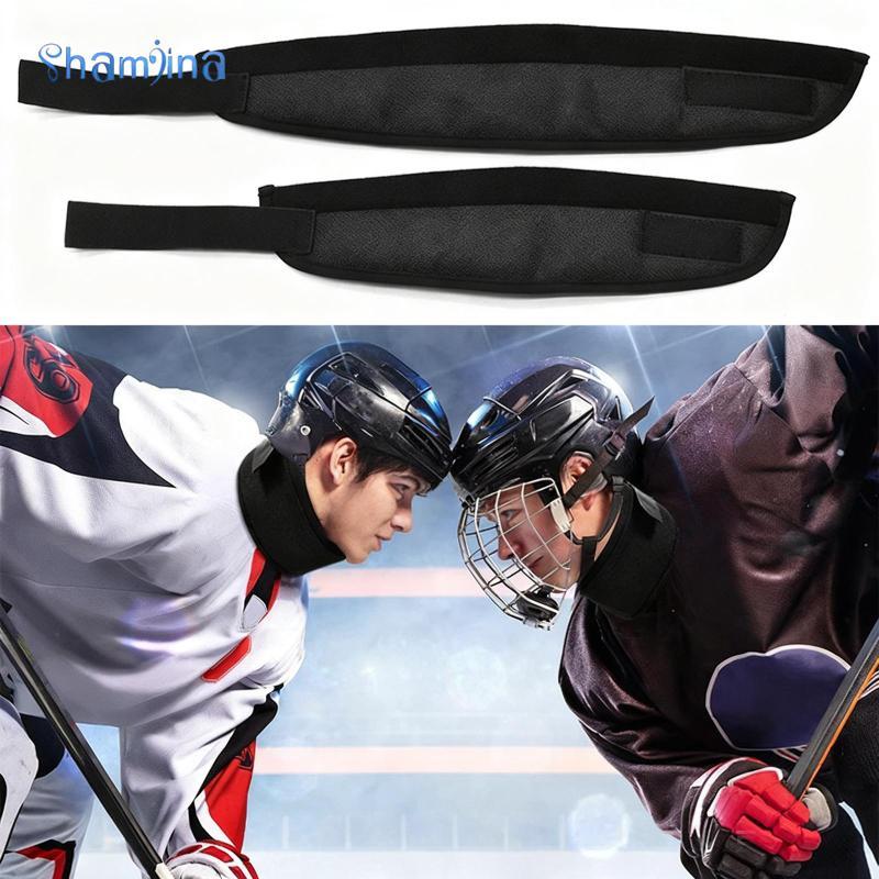 [Shamjina] Hockey Neck Guard Goalie Neck Protector Ice Hockey Protection Gear Cut Resistance Comfort Inner Lining Adjustable Sponge Oxford Cloth เหมาะสําหรับ Fo