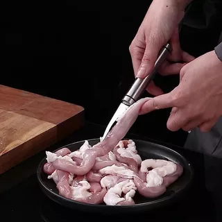 มีดแกะกุ้งอเนกประสงค์ แกะเปลือกกุ้งง่ายและปลอดภัย ใบมีดออกแบบพิเศษ ใช้สะดวกในครัว