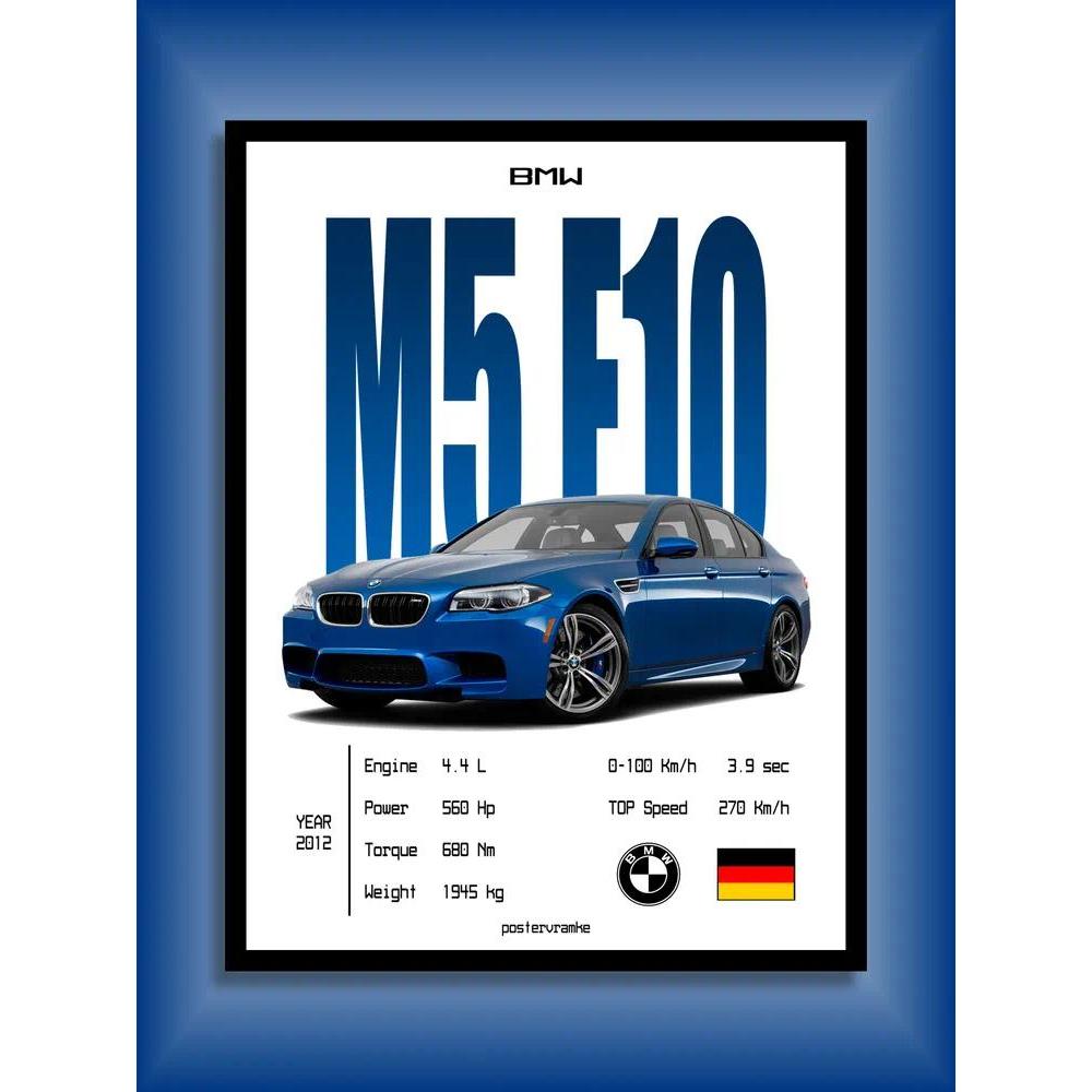 Vegeta ผ้าใบ HD พิมพ์ภาพวาด Wall Art โปสเตอร์รถโปสเตอร์ BMW M5 F10 ตกแต่งบ้านภาพห้องนั่งเล่น Modular