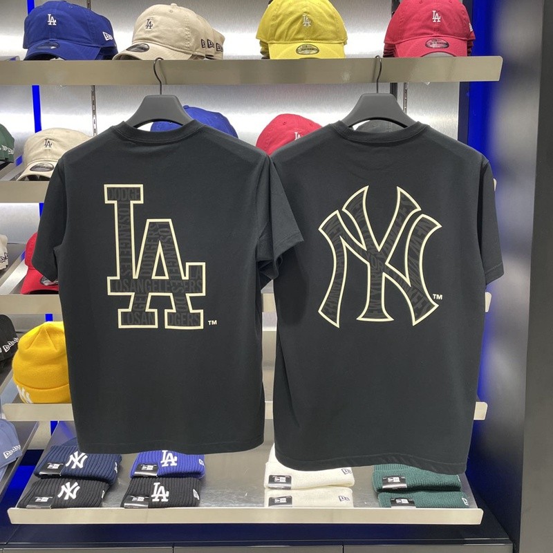 เอ็มบีแอล (MBL) สีทึบ เสื้อยืดแขนสั้นแบบหลวม พร้อมสต็อก