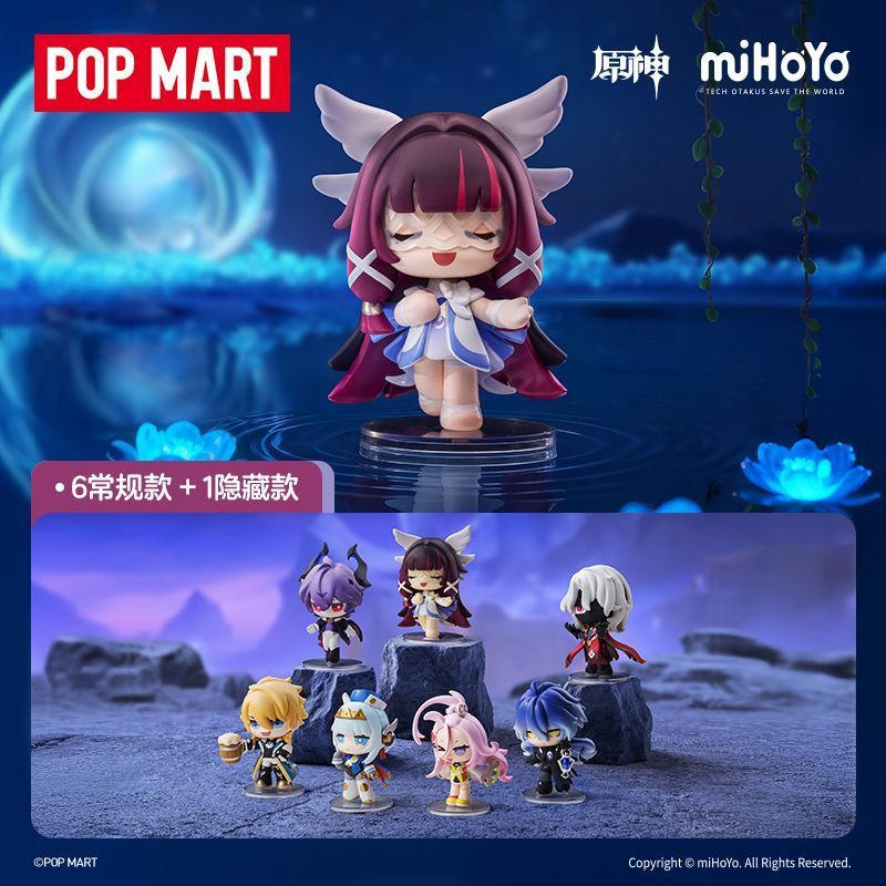 POPMART POPMART Fiesta Gathering Q Version Series ยกกล่อง 6 ชิ้น ออกเดือนมกราคม 1 4F4F