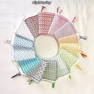 [ซื้อสูง] 9/32 ชิ้น Sashiko เย็บปักถักร้อยแม่แบบ DIY เรขาคณิต Patchwork ลายฉลุ PET นํากลับมาใช้ใหม่ Handmade เย็บปักถักร้อยหัตถกรรมเครื่องมือใหม่สต็อก