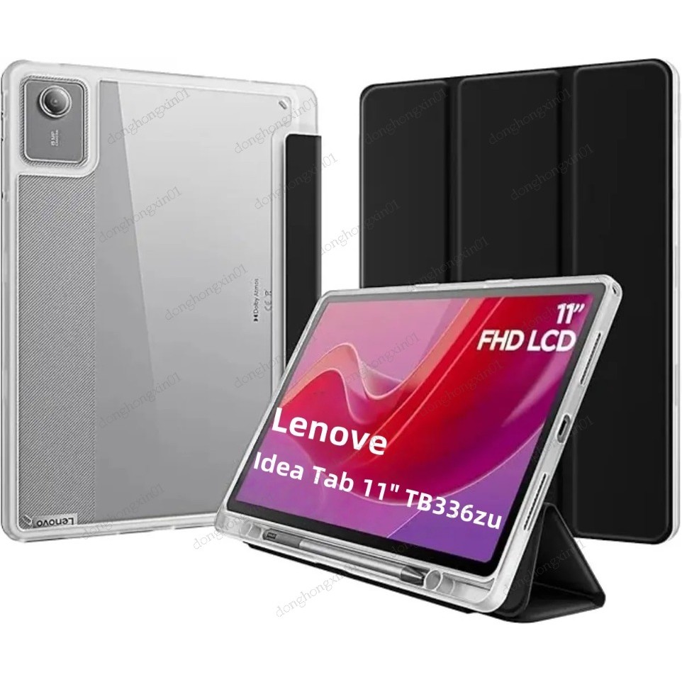 สําหรับLenovo Tab Idea Tab 11 "Caseพร้อมที่วางปากกาขาตั้งพับอะคริลิคฝาครอบใสสําหรับLenovo Idea Tab 1