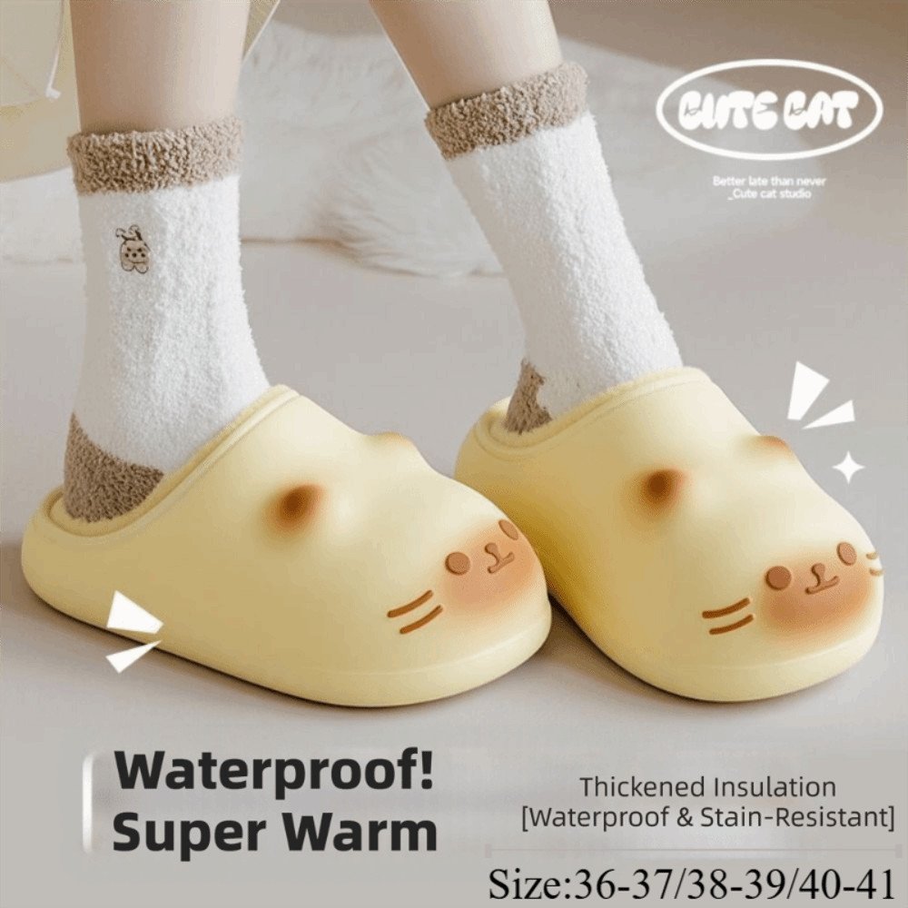 รองเท้าแตะแมวนิ้วปิด COLLARESS กันน้ำ อบอุ่น น่ารัก เหมาะสำหรับแมว Indo และ Outdoor - รูปที่ 3