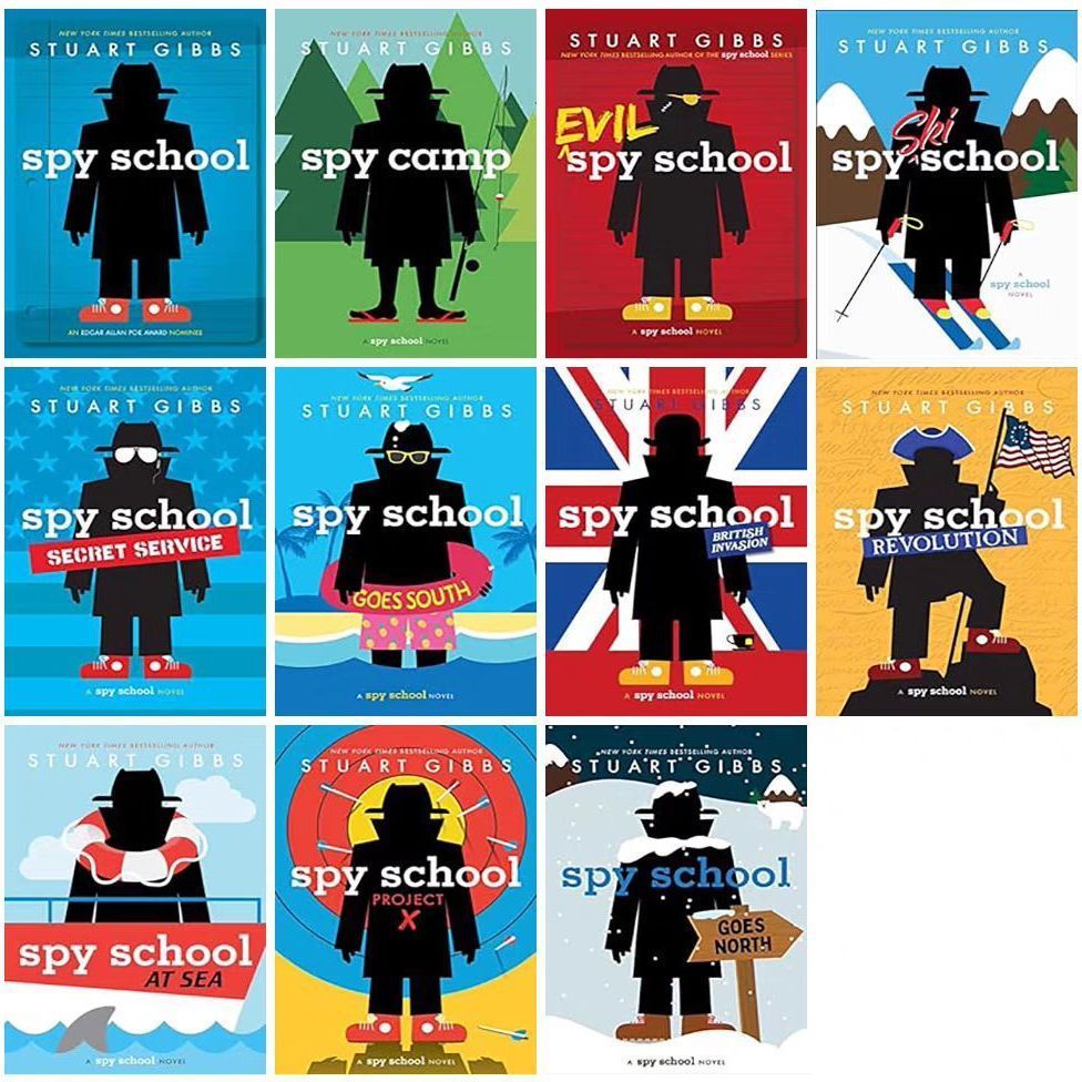 Spyder School Story 1-12 Spy Picture Book Paper Book ครบชุด Vs. ปริมาณโรงเรียน TheSpy 74VH