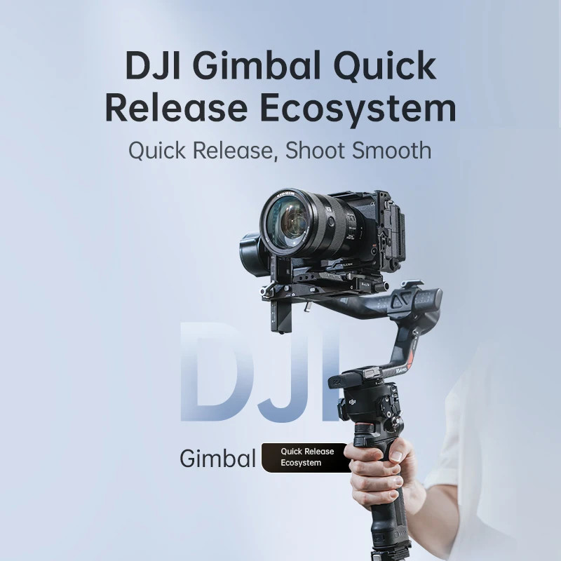 FALCAM F38 DJI RS Quick Release Kit V2 สวิตช์หลายอุปกรณ์ไร้รอยต่อสําหรับกล้อง DJI RS4 / RS4 Pro / RS