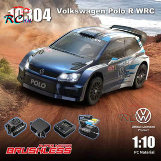 MJX Hyper GO 10304 Polo R WRC 2015 Brushless RTR 1/10 RC Electric Remote Control Model Car Rally Racing Adult Children's Toys HIOM