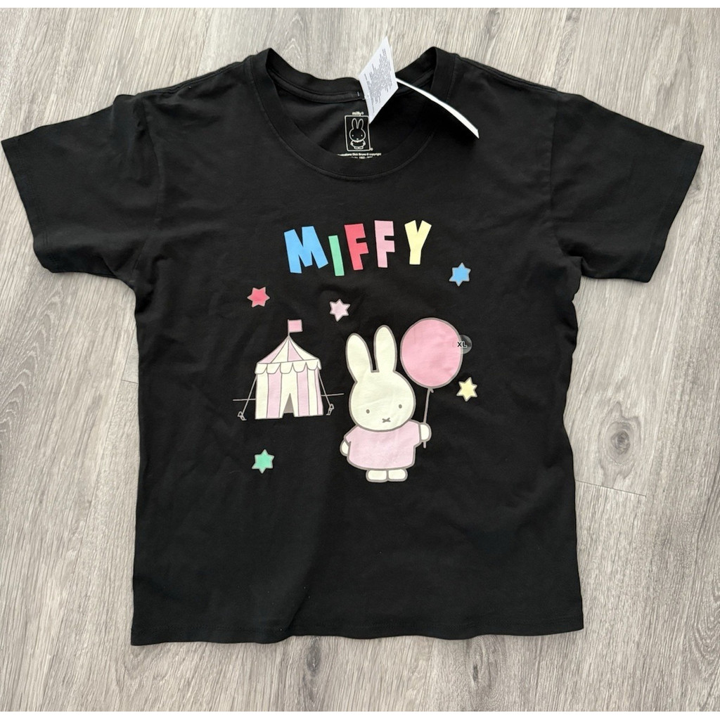 เสื้อยืดผ้าฝ้าย 100% Tillis x Miffy Carnival เหมาะสำหรับเด็กผู้หญิง