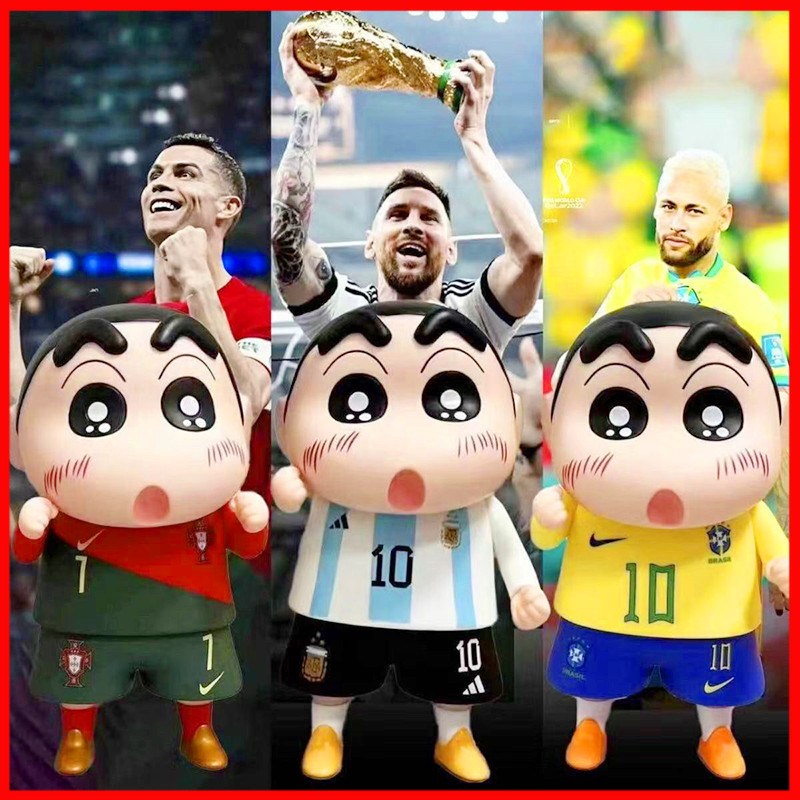 ⚡พร้อมส่งจากไทย⚡ นักบอล ⚽ ชินจังคอลเลกชั่นน่ารัก  โมเดลฟิกเกอร์ PVC รูปการ์ตูนอนิเมะชินจัง