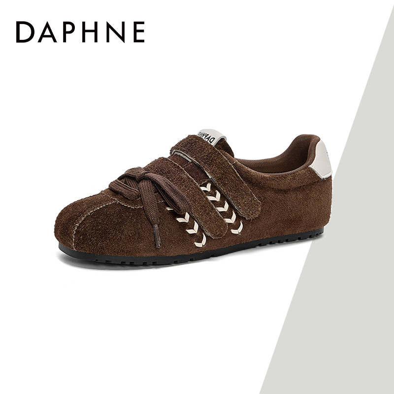 DAPHNE รองเท้าผู้หญิง สไตล์เรโทร ภายในสูง น้ำหนักเบา สะดวกสบายในการเดินทาง