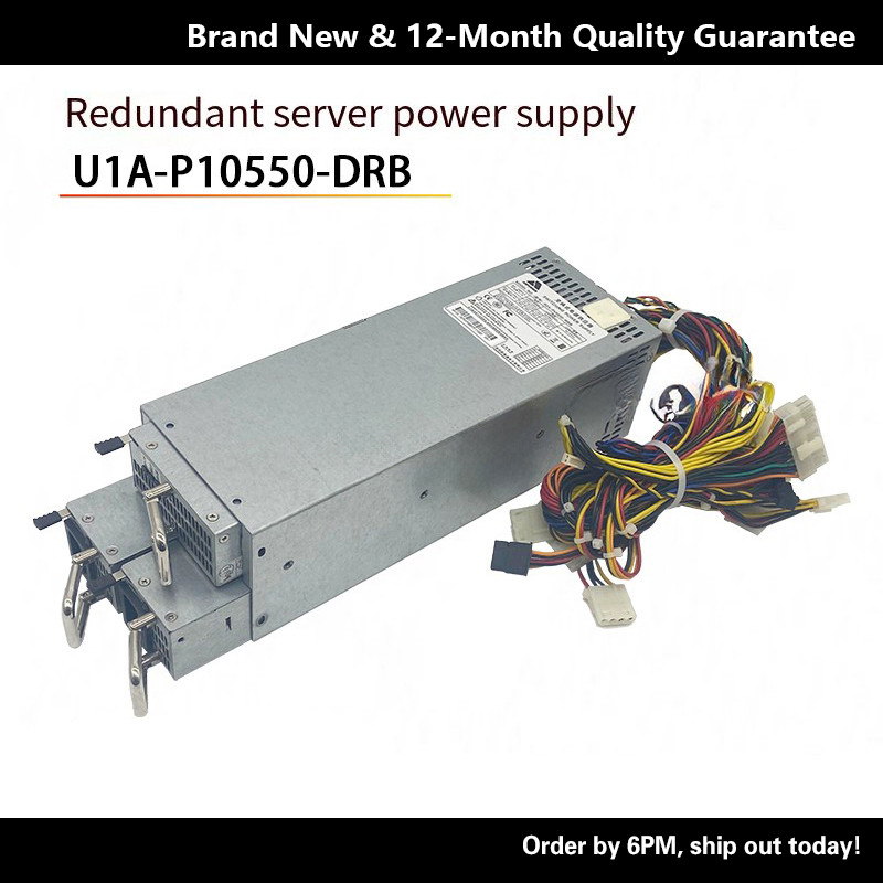 95 ใหม่ Continental Pass 550W แหล่งจ่ายไฟ U1A-P10550-DRB U1A-BATTERY R2A-PV0550-WBB