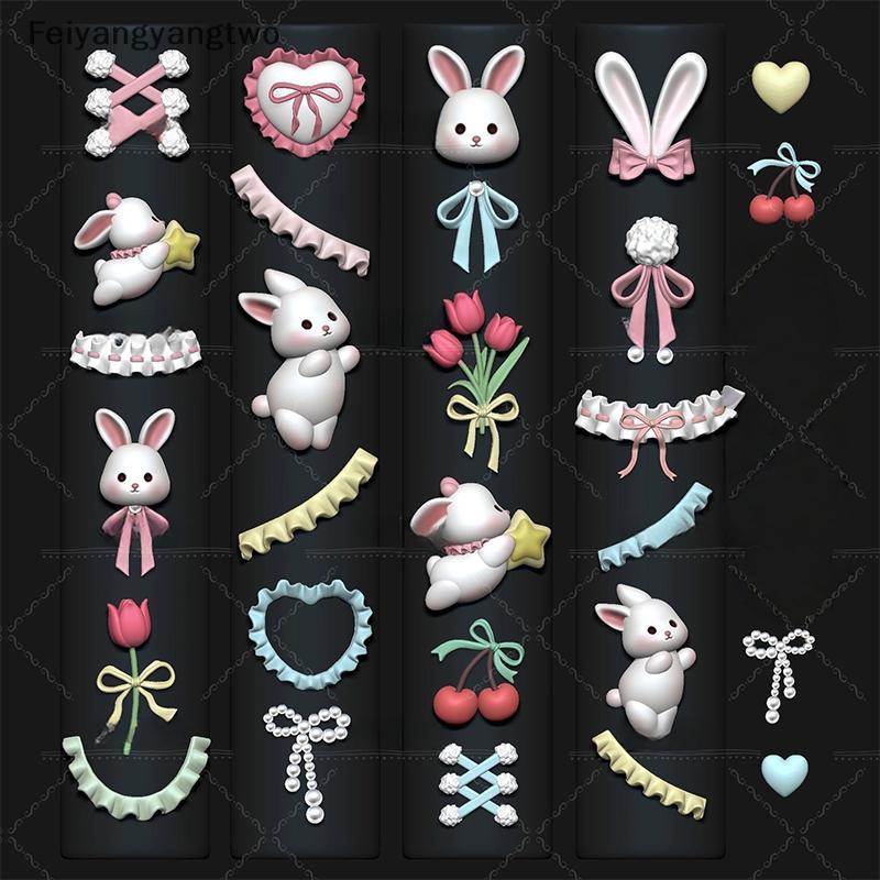 Feiyangtwo ลูกไม้ Bowknot Bunny 3D แม่พิมพ์ซิลิโคนตกแต่งเล็บเล็บ DIY ออกแบบซิลิโคนเล็บแม่แบบเล็บแม่พิมพ์ใหม่ ราคา ถูกที่สุด ดีลบีเคเค แกลเลอรีภาพที่ 2
