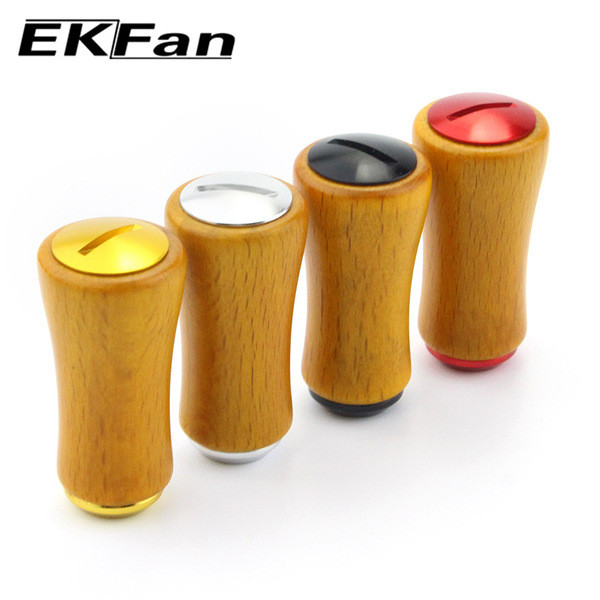 แขนแต่งรอกหยดน้ำ แขนแต่งรอก EKfan Lure จับกระบอกเบรกทรงหยดน้ำจากไม้เบิร์ชสำหรับตกปลา ใช้งานง่ายและเห