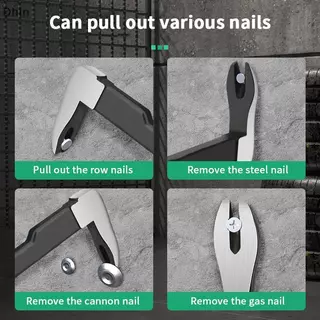 [Dhin] Multi-Functional Nail Remover Pry Sti Woodworking Dismantling Tool Wall Cement Nail Remover Cannon Nail Remover COD