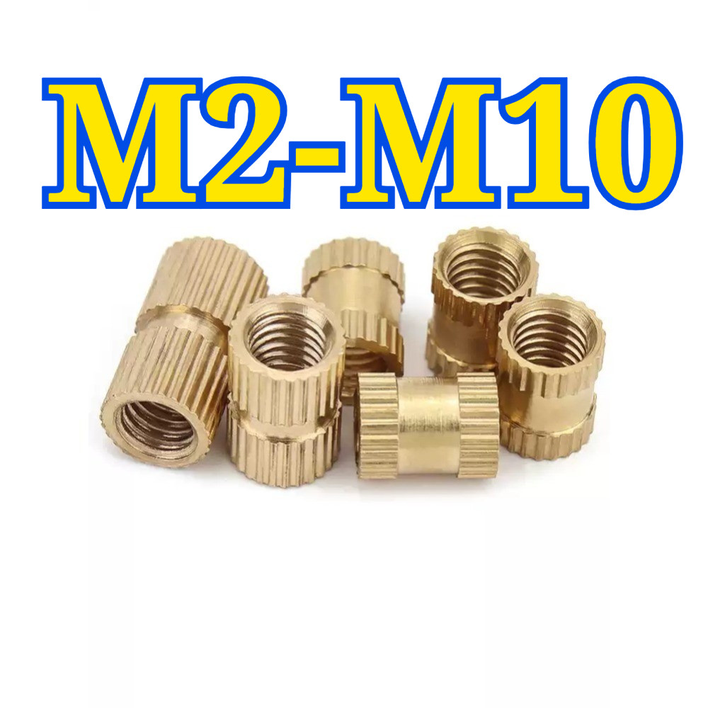 เกลียวทองเหลือง สำหรับงานพิมพ์ /Brass Nut Insert M2-M10 QIAOZHI-TH1