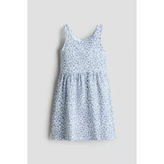 H&M(เอชแอนด์เอ็ม) ชุดเดรสผ้าฝ้ายลายพิมพ์ เด็กผู้หญิง 1157735_27