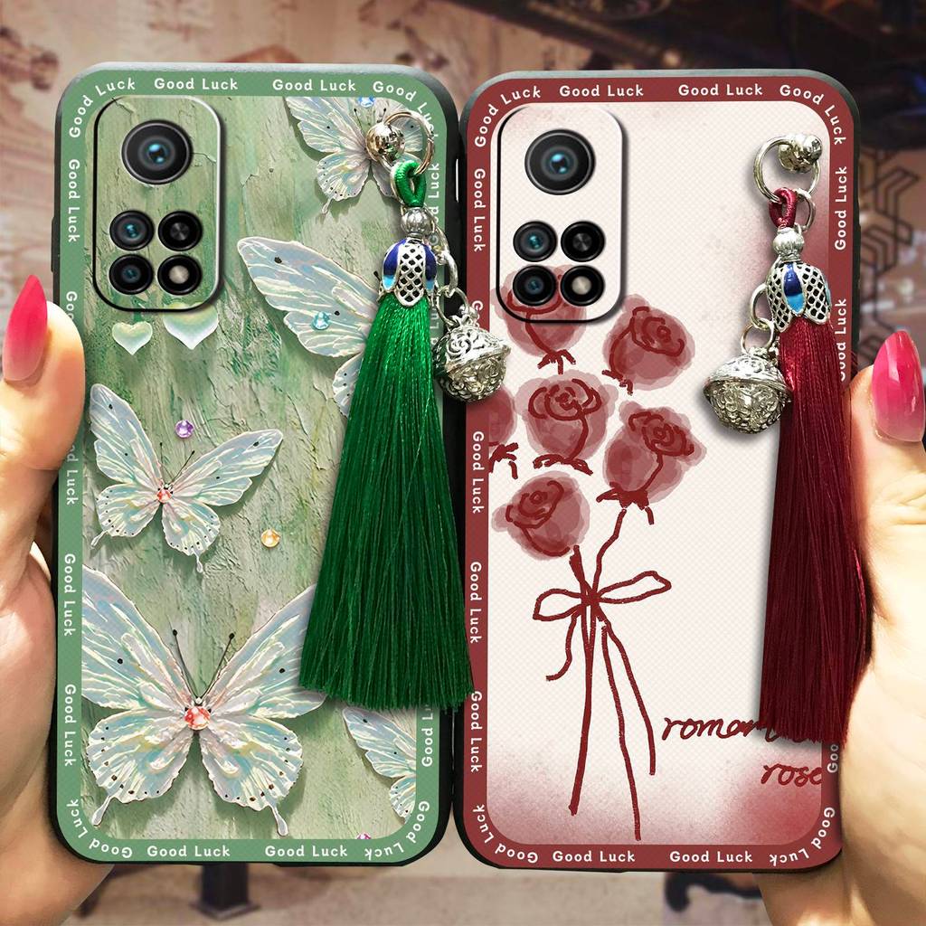 พู่ Bell เคสโทรศัพท์สําหรับ Xiaomi 10T 5G/10T Pro/Redmi K30S/K30S Ultra Full wrap Soft Case ทนทาน Di