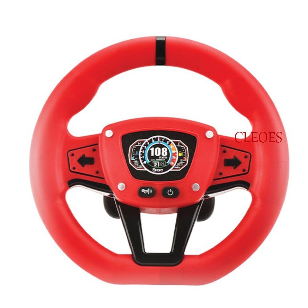 พวงมาลัย CLEOES Copilot 360 ° หมุนของเล่นพวงมาลัยจําลองมอนเตสซอรี่,การจําลองตลกการศึกษาเบื้องต้นแบบโ