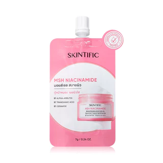 SKINTIFIC MSH Niacinamide Brightening Moisture Gel 7g มอยส์เจอร์ไรเซอร์เนื้อเจล สคินทิฟฟิค ปรับผิวกระจ่างใสขึ้น.