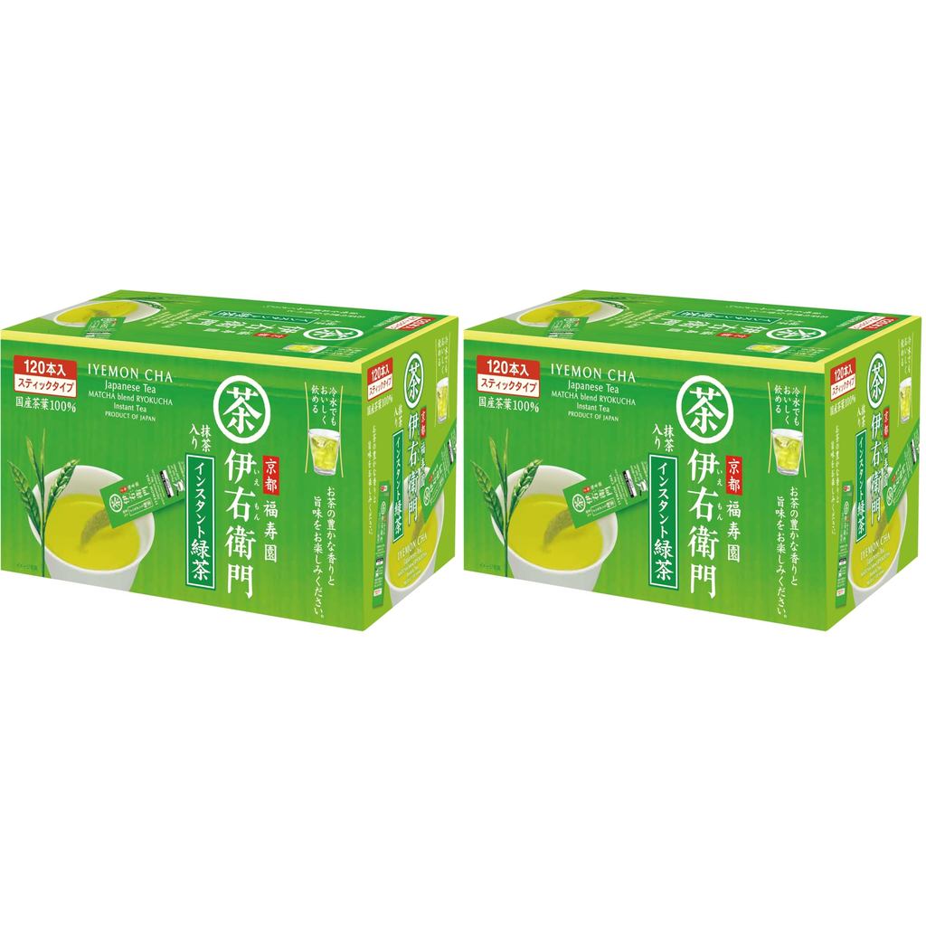 Iyemon Instant Green Tea Stick Refreshing Drink Mix