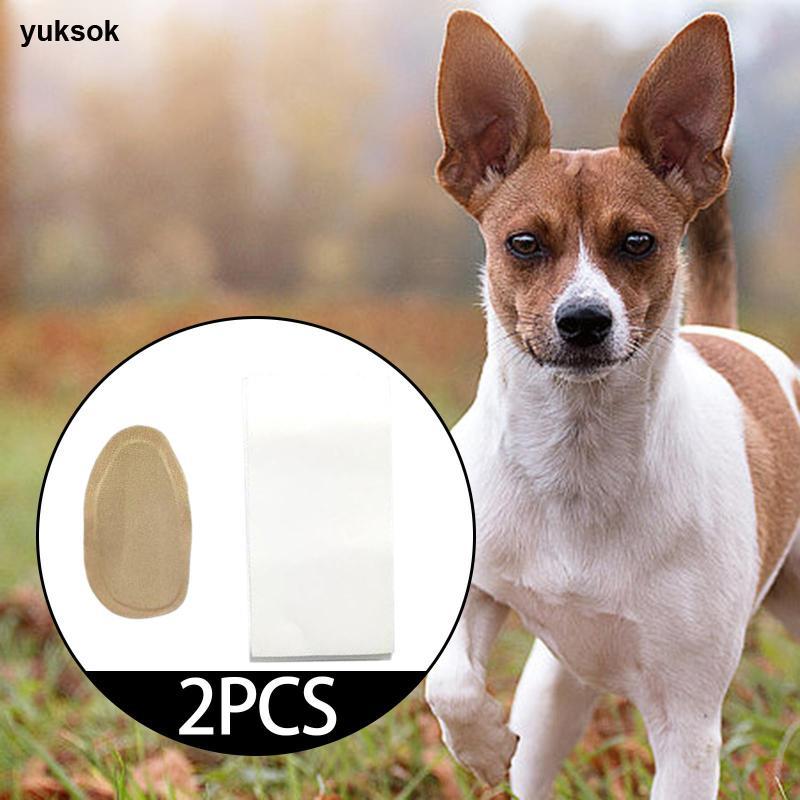 Yuksok 2 ชิ้นหูสุนัข Stand up สนับสนุนหูโพสต์ชุด Erect หูสุนัขสติกเกอร์หูสําหรับ Pinscher สุนัข Puppy เยอรมัน Shepherd สัตว์