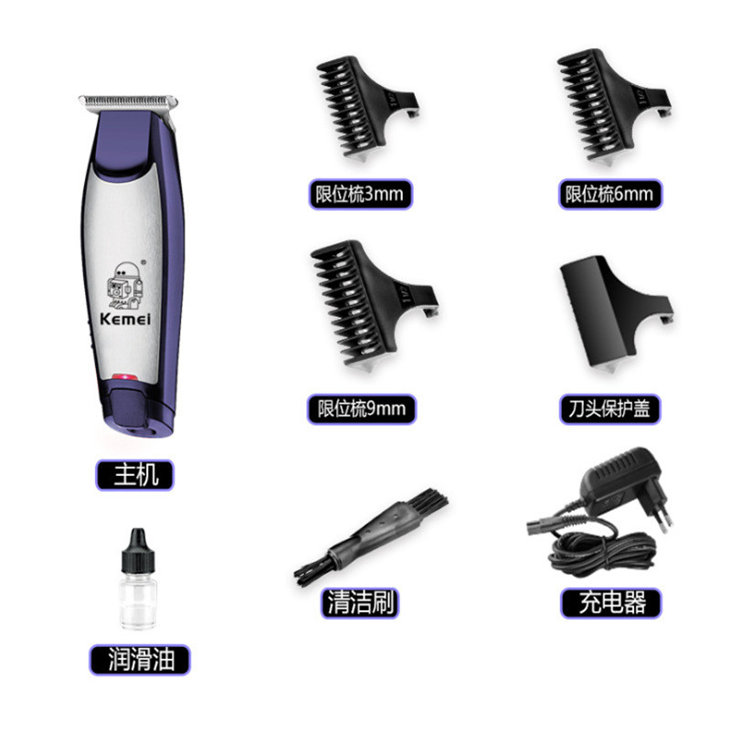 Kemei KM-5021 ปัตตาเลี่ยนผมไฟฟ้า Mute ผู้ใหญ่ผม Clipper ตัวอักษรหัวน้ํามัน Clipper ผม